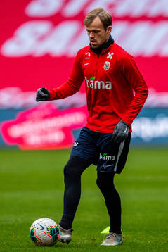 Iver Fossum of the Norwegian national football team