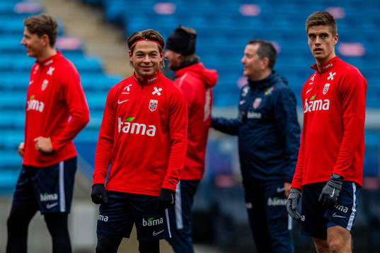 Patrick Berg and Markus Henriksen of the Norwegian national