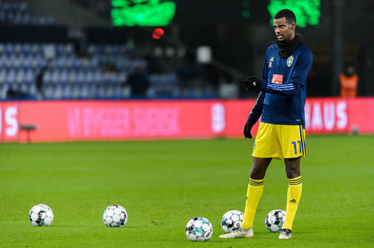 Alexander Isak of Sweden