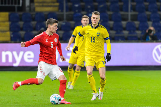 Joakim Mæhle of Denmark and Mattias Svanberg of Sweden
