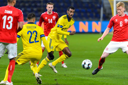 Alexander Isak of Sweden