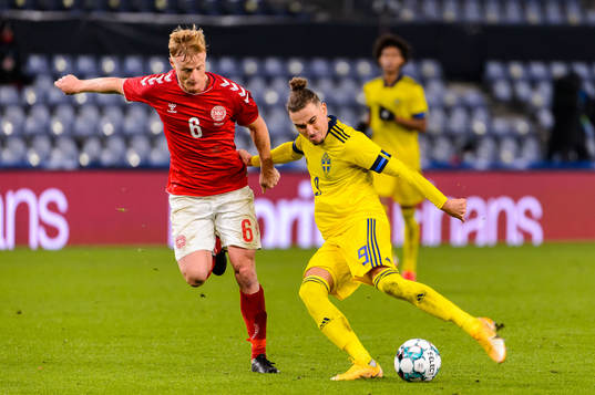 Jens Jønsson of Denmark and Jordan Larsson of Sweden