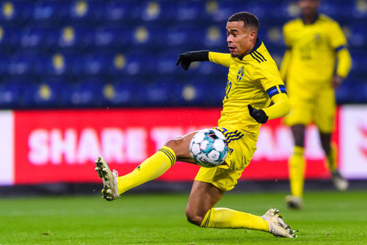Robin Quaison of Sweden