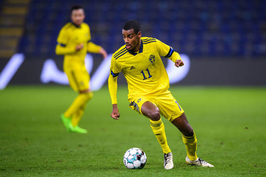 Alexander Isak of Sweden