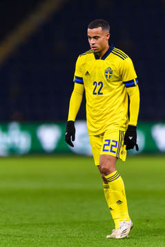 Robin Quaison of Sweden