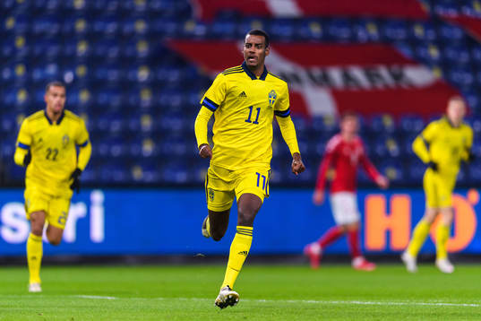 Alexander Isak of Sweden
