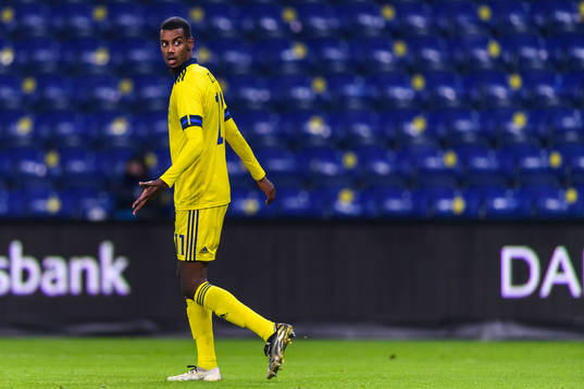 Alexander Isak of Sweden