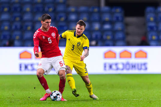 Joakim Mæhle of Denmark and Mattias Johansson of Sweden