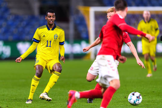 Alexander Isak of Sweden