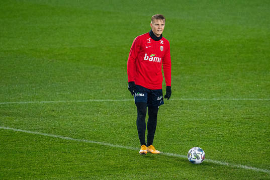 Martin Ødegaard of the Norwegian national football team