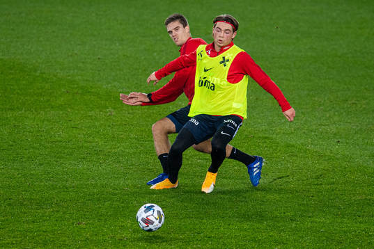 Markus Henriksen and Patrick Berg of the Norwegian national
