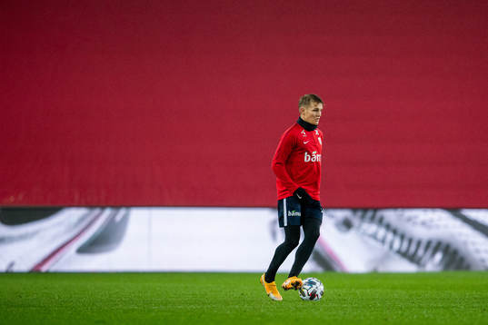 Martin Ødegaard of the Norwegian national football team