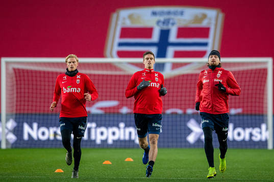 Morten Thorsby, Markus Henriksen and Stefan Strandberg of