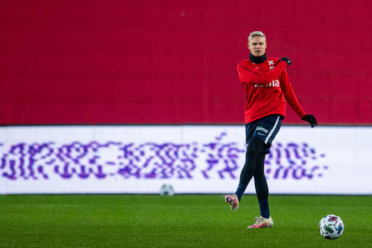 Simen Juklerød of the Norwegian national football team
