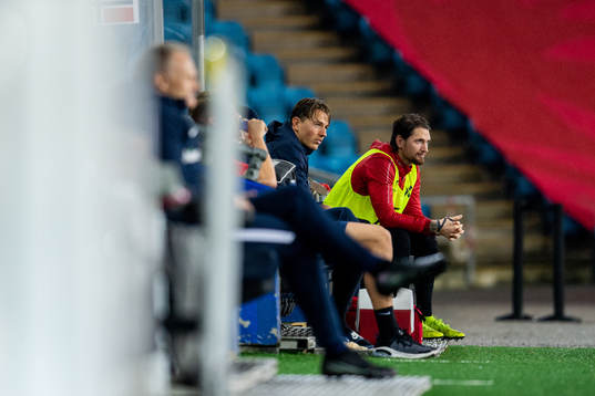 Sander Berge and Stefan Strandberg of the Norwegian