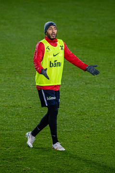 Haitam Aleesami of the Norwegian national football team
