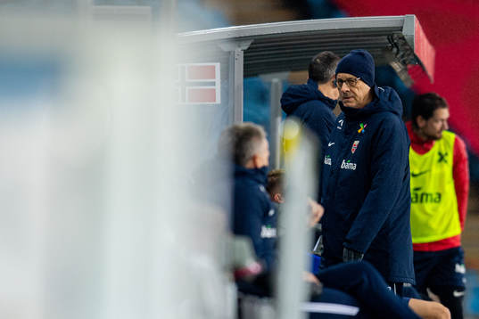 Lars Lagerbäck, head coach of the Norwegian national