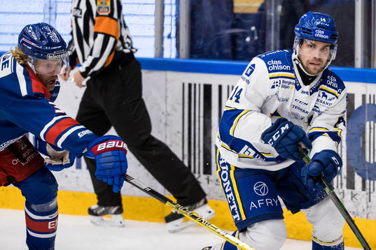 Leksands Oskar Lang och Oskarshamns Philip Samuelsson