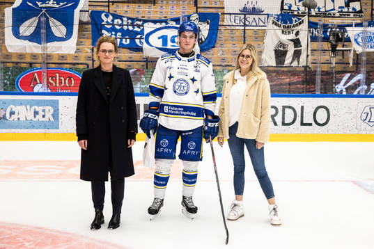 Leksands Calle Själin utsedd till matchens lirare