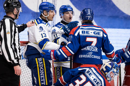 Leksands Jon Knuts och Martin Karlsson och Oskarshamns Adam