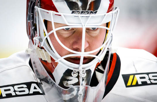 Malmö Redhawks målvakt Lars Volden
