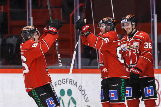 Örebros Robin Kovacs, Mathias Bromé och Emil Larsson