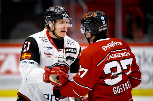 Malmö Redhawks Emil Sylvegård och Örebros Glenn