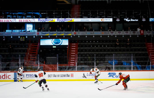 Örebros Joonas Rask och Malmö Redhawks Adam Ollas Mattsson