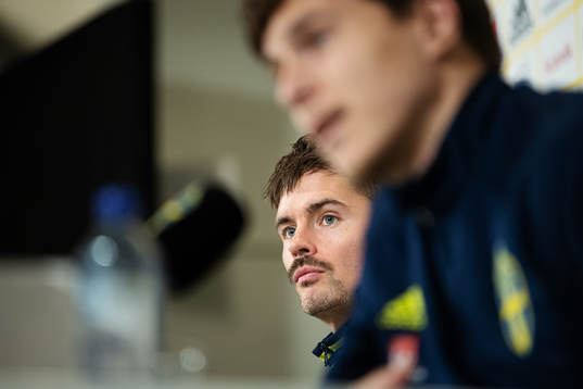 Mikael Lustig of the Swedish national football team