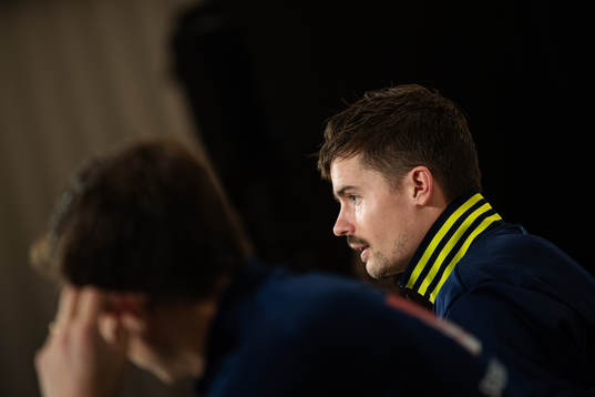 Mikael Lustig of the Swedish national football team