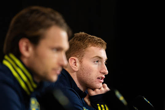 Dejan Kulusevski of the Swedish national football team