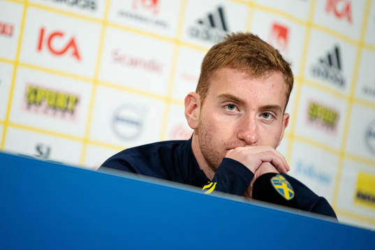 Dejan Kulusevski of the Swedish national football team