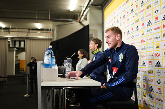 Dejan Kulusevski of the Swedish national football team
