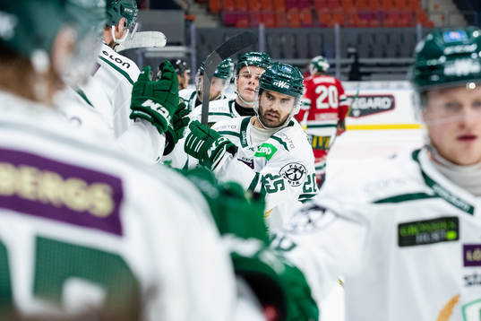 Färjestads Martin Johansson jublar