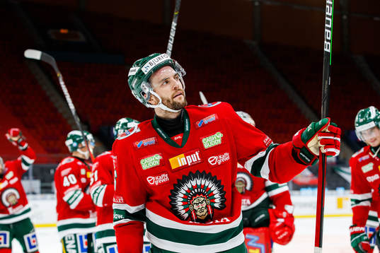 Frölundas Stefan Elliot jublar