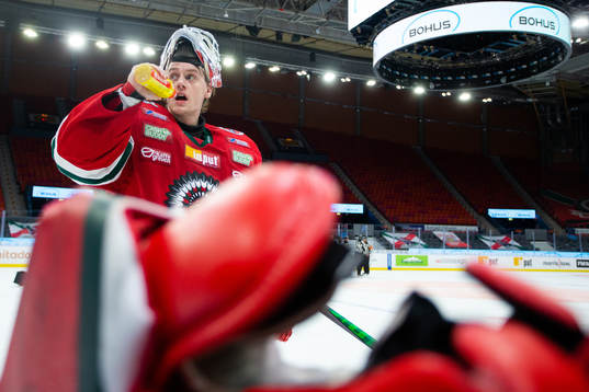 Frölundas målvakt Johan Mattsson