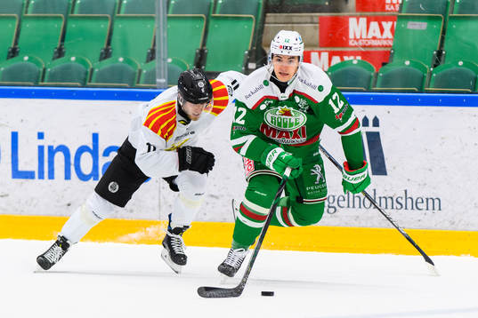 Brynäs Josef Ingman och Rögles Brady Ferguson