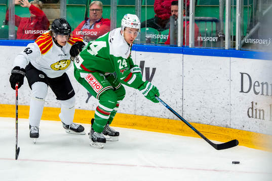 Brynäs Tom Hedberg och Rögles Benjamin Smith