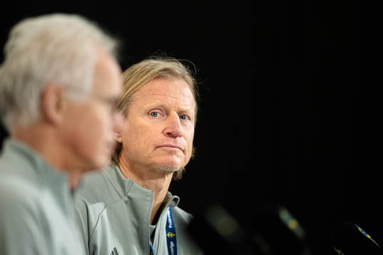 Team manager Stefan Pettersson of the Swedish national