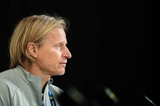 Team manager Stefan Pettersson of the Swedish national