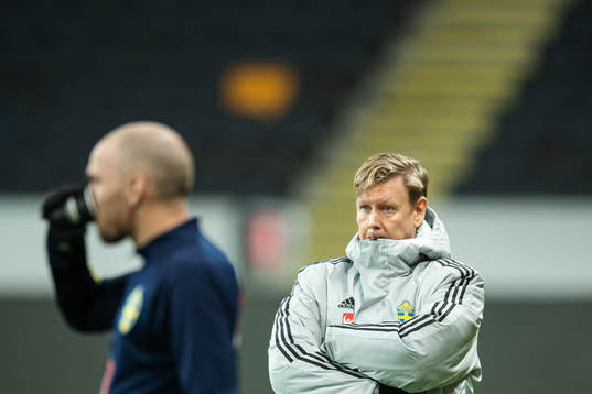Assistant coach Peter Wettergren of the Swedish national