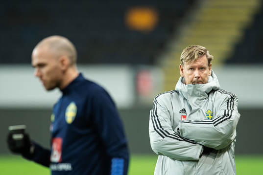 Assistant coach Peter Wettergren of the Swedish national