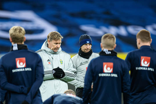 Assistant coach Peter Wettergren of the Swedish national