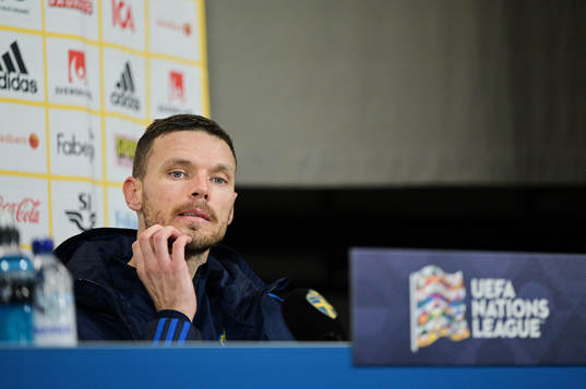 Marcus Berg of the Swedish national football team