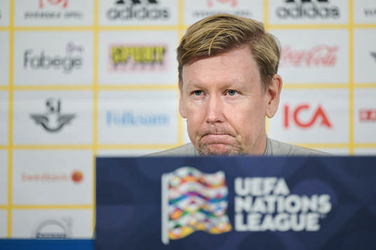 Assistant coach Peter Wettergren of the Swedish national