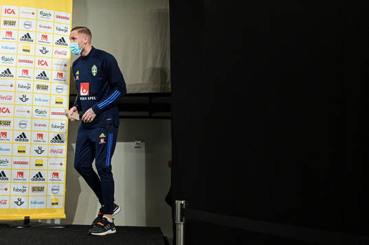 Robin Olsen of the Swedish national football team