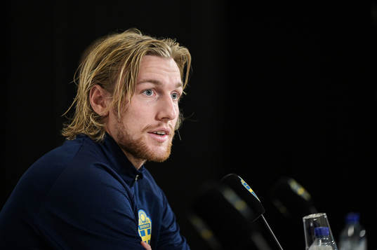 Emil Forsberg of the Swedish national football team