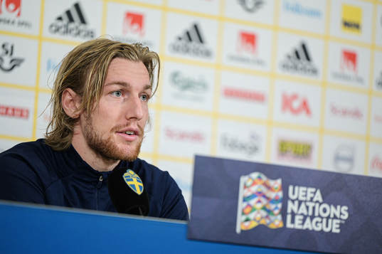 Emil Forsberg of the Swedish national football team