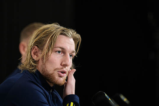 Emil Forsberg of the Swedish national football team