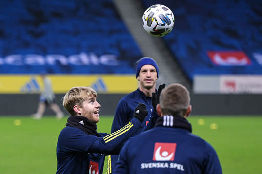 Filip Helander of the Swedish national football team